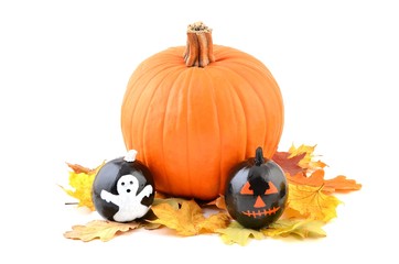 Halloween decoration. Halloween pumpkin. 