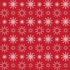 Seamless pattern with snowflakes. Background .for Christmas, New Year card, winter design.