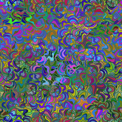 Fototapeta premium Waves background seamlessly tiling. Seamless wave hand-drawn pattern, For design