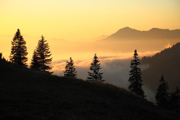 Lichtstimmung im Gebirge