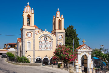 Siana church. Rhodes, Greece