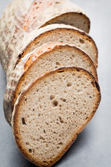 Fresh rustic style bread with pastry.