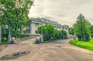 Saint Petersburg, Russia. The Yelagin palace at the Yelagin park.
