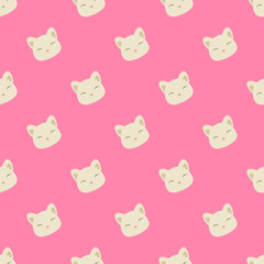 seamless pattern kittens