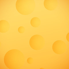 Lunar Surface Background, Yellow Moon, Space Planet with Craters , Vector Illustration © serz72