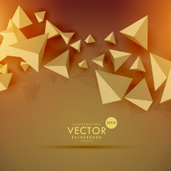 abstract 3d polygon background design