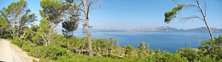 Bay of pollenca, Formentor peninsula - north coast of Majorca