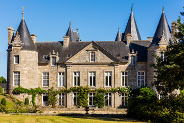 Fototapeta na wymiar Château de Kergrist - Frankreich Bretagne