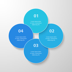 Vector business template for presentation.
