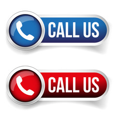 Call us - Phone icon vector button