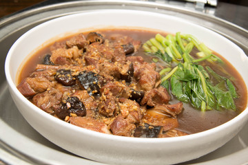 Pork stew with vegetables