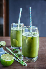 Matcha Mint Iced Tea