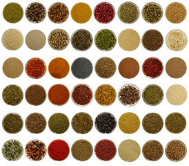 collage  spices