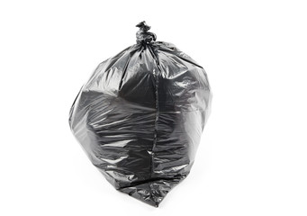 Black garbage bag