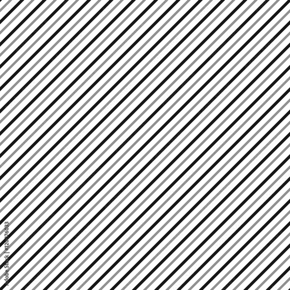 Poster Diagonal lines seamless repeatable pattern. Oblique, slanting li