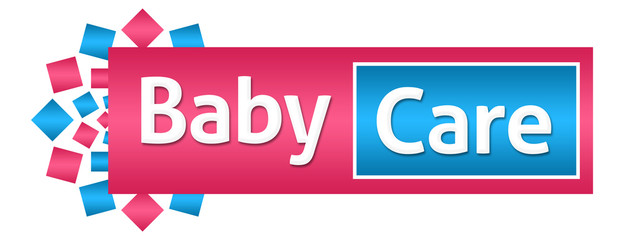 Baby Care Pink Blue Horizontal 
