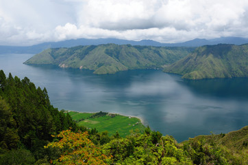 Fototapeta na wymiar Indonesia, North Sumatra, Danau Toba