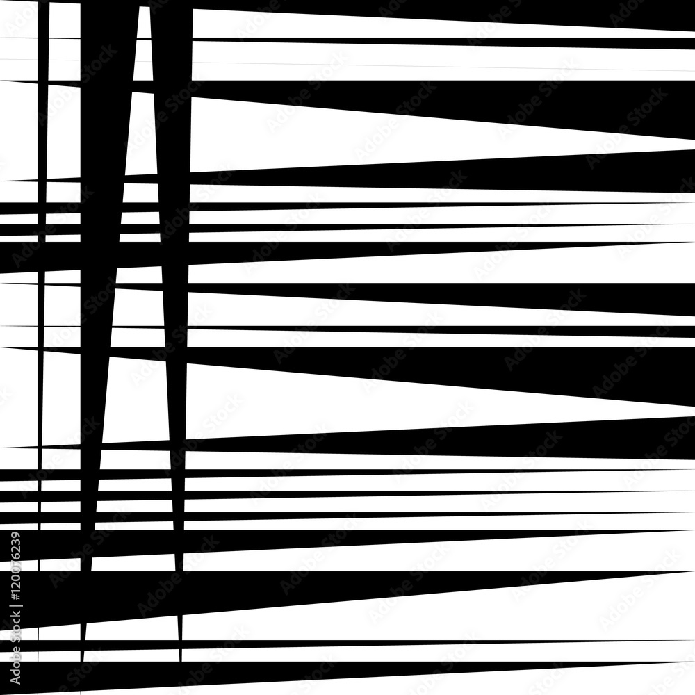 Leinwandbilder Rough edgy pattern, texture with random, chaotic sharp triangula