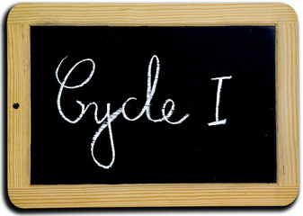 Ardoise "Cycle I"