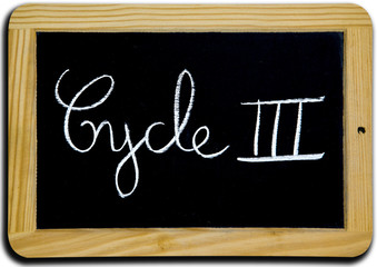 Ardoise "Cycle III"