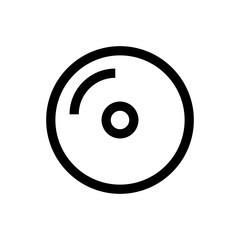 Movie clipper line icon.