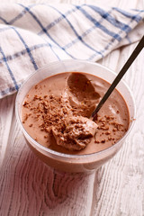 chocolate pudding, chocolate dessert