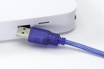 USB cable unplug from the usb port