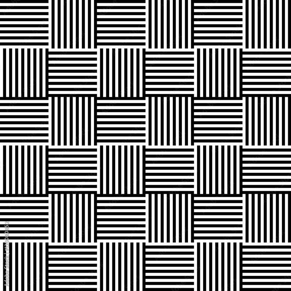 Aufkleber lines repeatable geometric pattern (mosaic of lined squares)