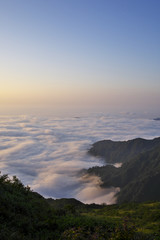 Naklejka premium 雲海(sea of clouds)