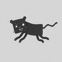 3d illustration, Panther