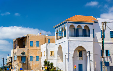 Houses at the seaside of Acre Old City