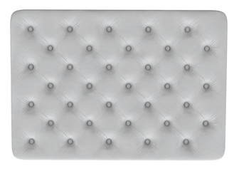 White mattress texture 3D render