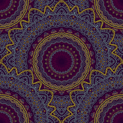 Mandala seamless pattern. Vintage design for printing.
