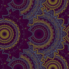Mandala seamless pattern. Vintage design for printing.