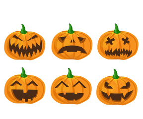 halloween poster pumpkins