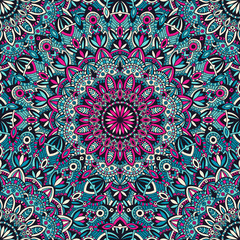 Mandala vector tribal vintage ethnic seamless pattern for print