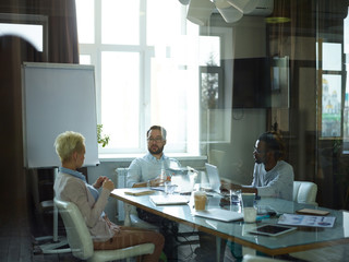 Discussing project