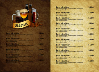 menu design