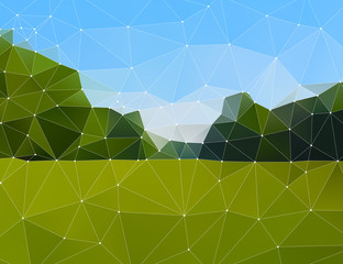 Abstract Landscape Background