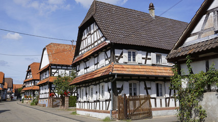 Hundspach im Elsass ist eins der schönsten Fachwerksdörfer Frankreichs