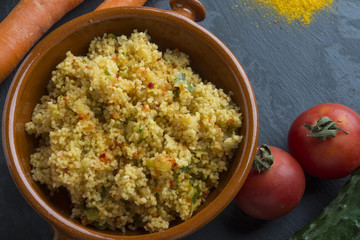 Cuscus with vegetables