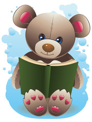 Teddy Bear with Book