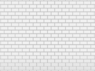 white brick background