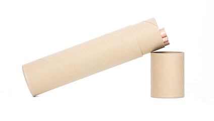 brown paper and pencils