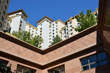 Modern residential builkdings in AStana, Kazakhstan