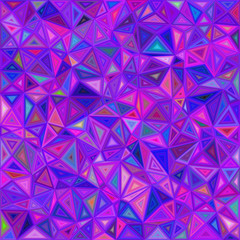 Obraz premium Purple irregular triangle mosaic background design