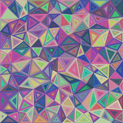 Fototapeta na wymiar Multicolored triangle mosaic tile background