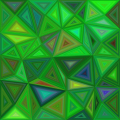 Green irregular triangle mosaic background design