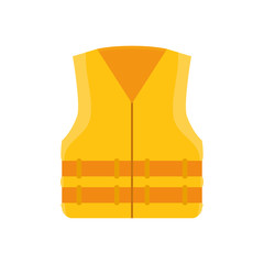 yellow jacket uniform  work safety  industrial security equipment vector illustration