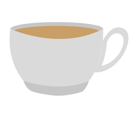 coffee cup delicious isolated icon vector illustration design